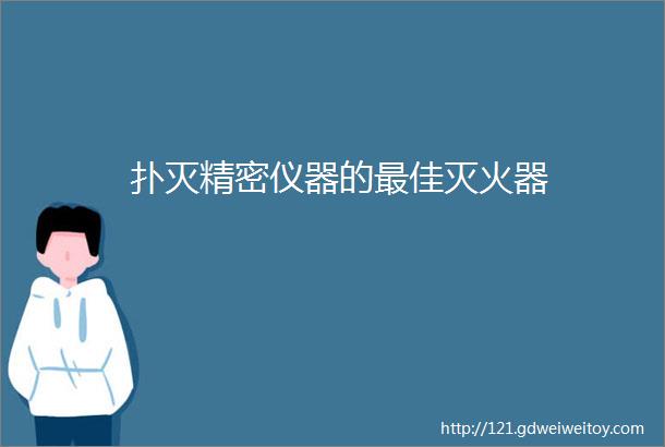 扑灭精密仪器的最佳灭火器